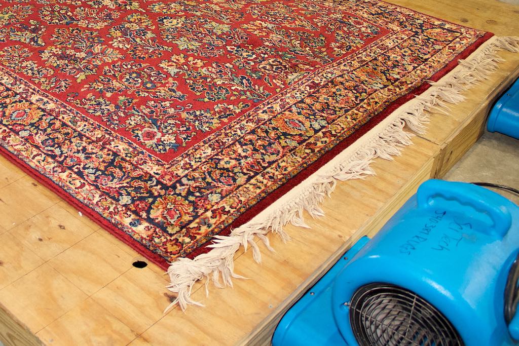 Rug drying